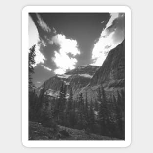 Jasper National Park Mountain Snowy Peak Photo V4 Sticker